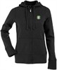 Image of Oakland Athletics Womens Zip Front Hoody Sweatshirt (Team Color) - X-Large